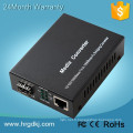 4 ports 10/100 / 1000Base-T RJ45 + 4 ports 100 / 1000Mbps SFP slots 8 ports media converter